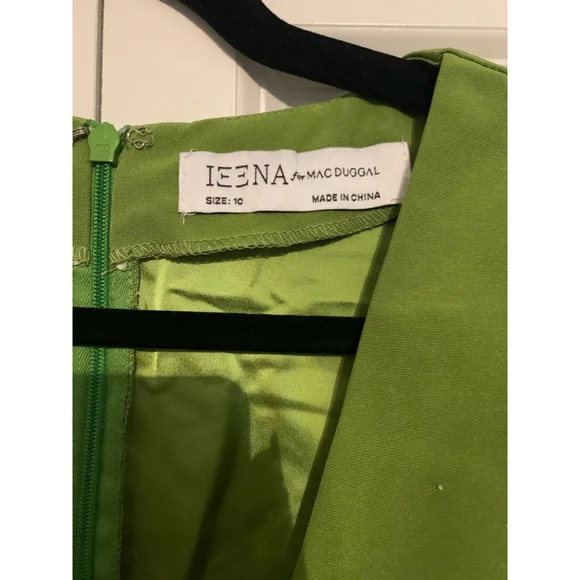 Women's Ieena for Mac Duggal Gown Green - Picture 8 of 9